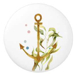 VATTERFÄRGER FRAKTASER ANCHOR ART COASTAL VACATION KNOPP