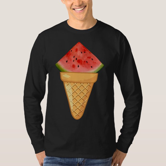 VATTERMELONSKREAM - GRUNDFRUKT OCH RÖKKREAM C T SHIRT (Framsida)