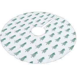 Vattfärg Gräs Träd jul Julgransmatta Borstad Polyester