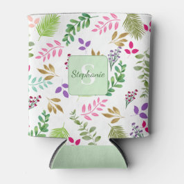 Vattfärg Greenery Monogram Cooler