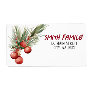 Vattfärg jul Berries Fraktsedel