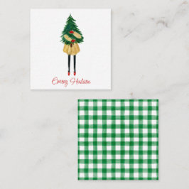 Vattfärg jul, Mode-gåshyttring Anteckningskort