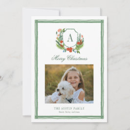 Vattfärg, Monogram-familjens helgdag Julkort