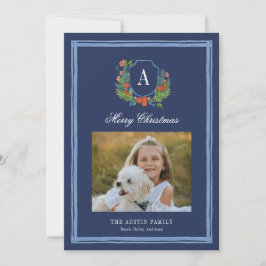 Vattfärg, Monogram-familjens helgdag Julkort