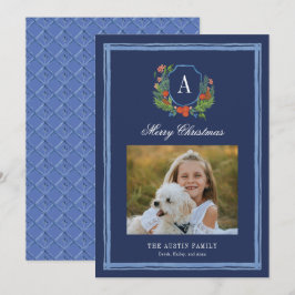 Vattfärg, Monogram-familjens helgdag Julkort