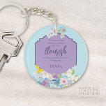 Vattfärg Vår Blommigt, Personligen Bredd<br><div class="desc">Nyckelkedja för vattenfärgen Vår Blommigt Bible Verse Personlig med en bukett av pastellblommor som brinner fram från en vintage i finare. Söt blommigtar under sommaren vår med dominerande blått och lila nav påminner om Påsk och Springtime. Psalm 92:13 talar om hur de planterade i Yahweh Gud kommer att blomstra. Gör...</div>
