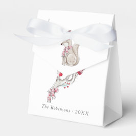 Vattfärg Vinter Fox jul Presentaskar