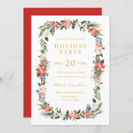 Vattfärg Vinter Helgdag jul Party Inbjudningar