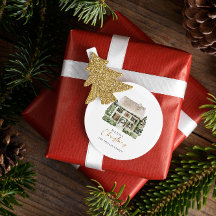 Vattfärg Winter House jul