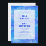 Vattfärgsblad Blått Anpassningsbar Pub Bat mitzvah Inbjudningar<br><div class="desc">Perfekt-kort för att tillkännage ett bat mitzvah, pub mitzvah eller annat judiskt firande! Hand skapade konst åt dig. FULLT ANPASSADE! Klicka på "Anpassa" ovan om du vill redigera texten. Klicka på "Redigera med verktyg" om du vill justera typsnitt, färg och placeringar och ta bort baksidans design om du vill (jag...</div>