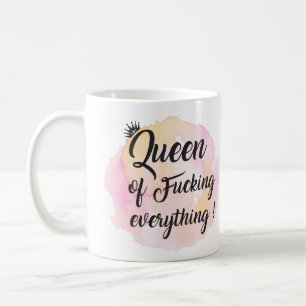 Vattfärgsdrottning av f*i allt! kaffemugg
