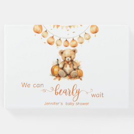 Vattfärgsfeberdusch Vi kan vänta tidigt Gästböcker