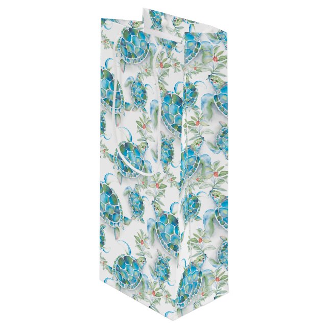 Vattfärgssköldpaddsbuss - jul (Framsidan Vinklad)