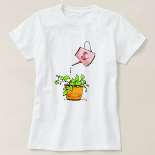 Vattnande Kärlek, Lycklig Krukväxt T Shirt
