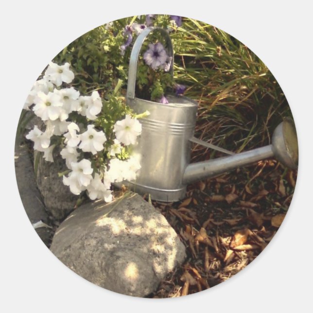 Vattnet can runt klistermärke (Framsida)