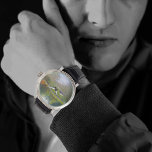 Vattnets allvar armbandsur<br><div class="desc">Ge Pappa är den bästa gåvan till Far-dagen eller hans födelsedag med denna elegant Serenity vid flodvakten. Återgiven från min vädjan i luft oljemålning där jag stod vid floden och målade upp denna vackra scen i bergen i norra Idaho!</div>