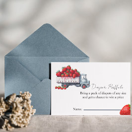 Vattnfärg Jordgubbskädda Bröstdusch Inbjudningar