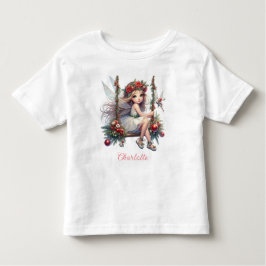 Vattnfärg Jul Fairy T Shirt