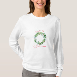 Vattnfärg jul Helgdag T Shirt
