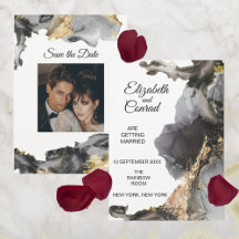 Vattnfärg Vanessa Black and White Spara datumet