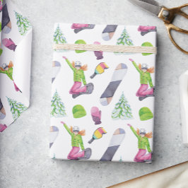 Vattnfärgssnäcka Presentpapper