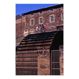 Vattnhjul New Lanark Scotland Postcard Poster Pho