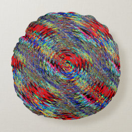 Vattniga krusningar..... rund kudde