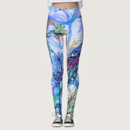 Vattniga Underlandskap Leggings