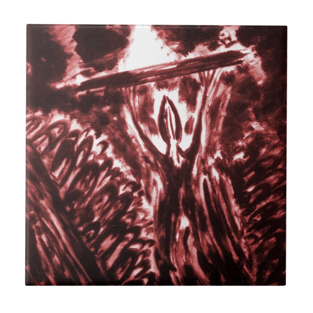 Vattning av ondska kakelplatta (Framsidan)