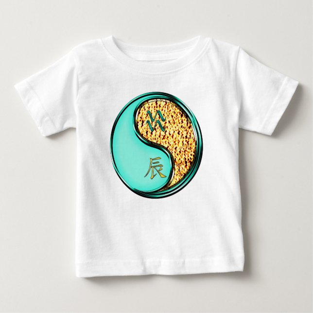 Vattumannen & Eld-Drake T Shirt (Framsida)
