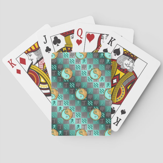 Vattumannen & Eldharen Casinokort (Baksidan)