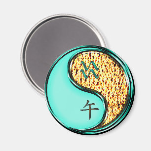 Vattumannen & Eldhästen Magnet