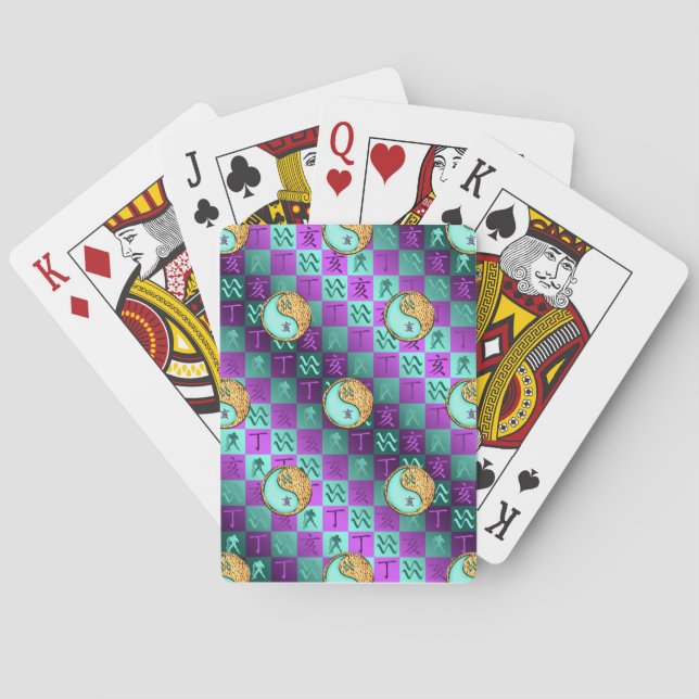 Vattumannen & Eldsvin Casinokort (Baksidan)