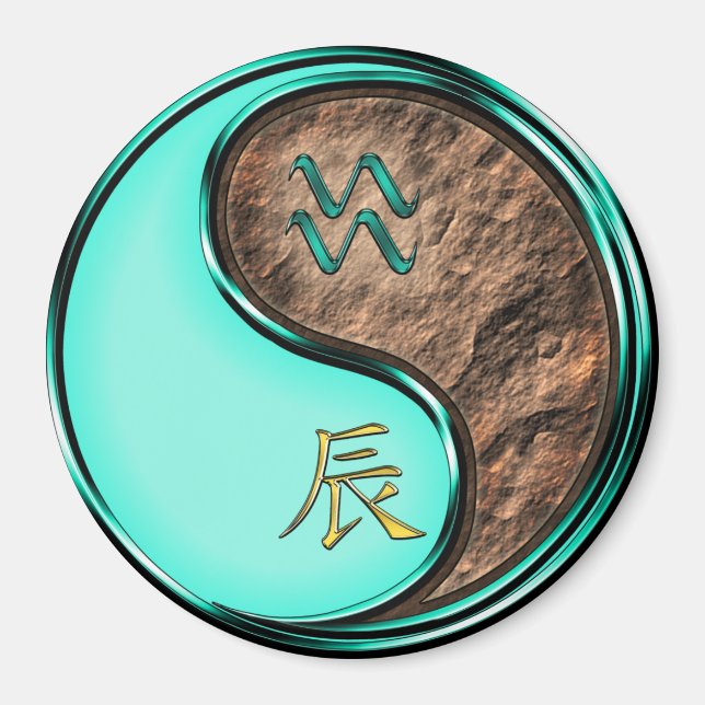 Vattumannen & Jorddrake Magnet (Framsidan)