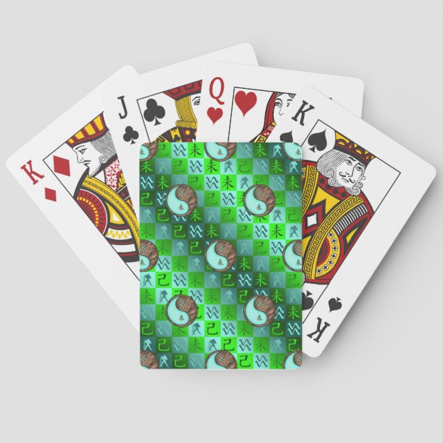 Vattumannen & Jordgeten Casinokort (Baksidan)