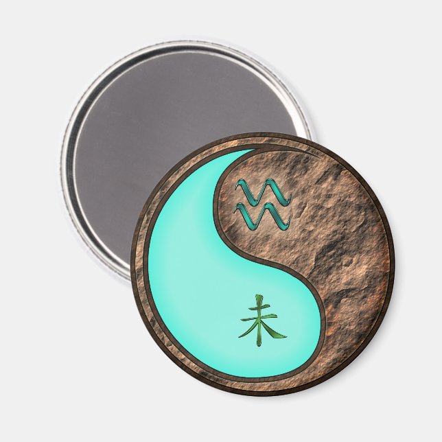 Vattumannen & Jordgeten Magnet (Front/Back)