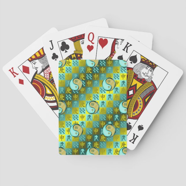Vattumannen & Metallapan Casinokort (Baksidan)