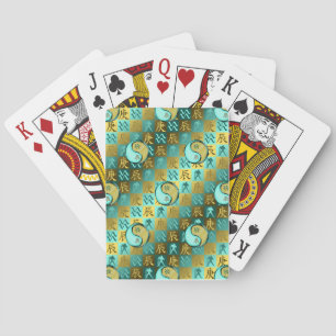 Vattumannen & Metalldrake Casinokort