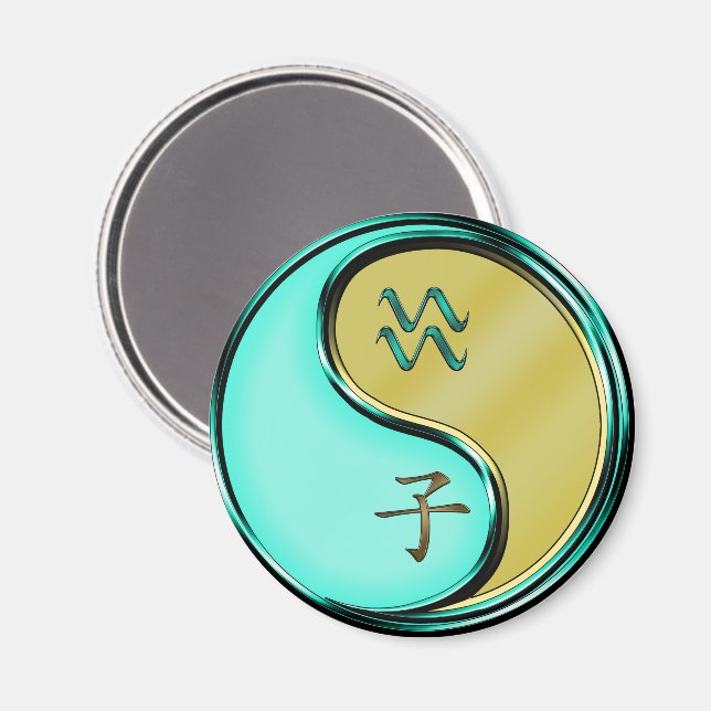 Vattumannen & Metallråttan Magnet (Front/Back)