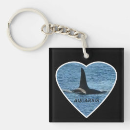 Vattumannen Orca Nyckelring – Personlig Anpassning