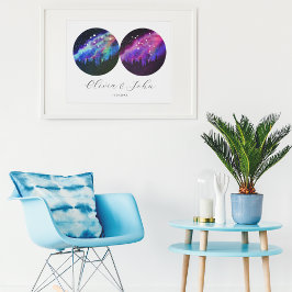 Vattumannen Skytten Personlig Par Horoskop Poster