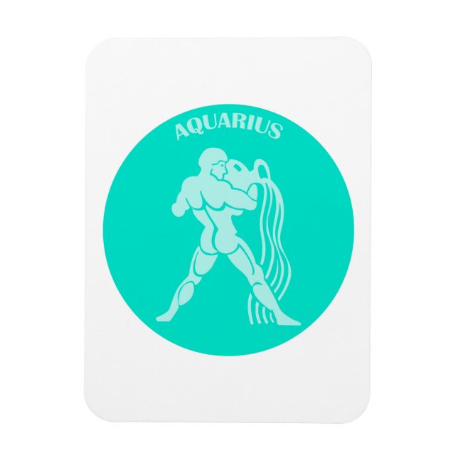 Vattumannen, Stjärntecken, Horoskop, Astrologi Magnet (Vertikal)