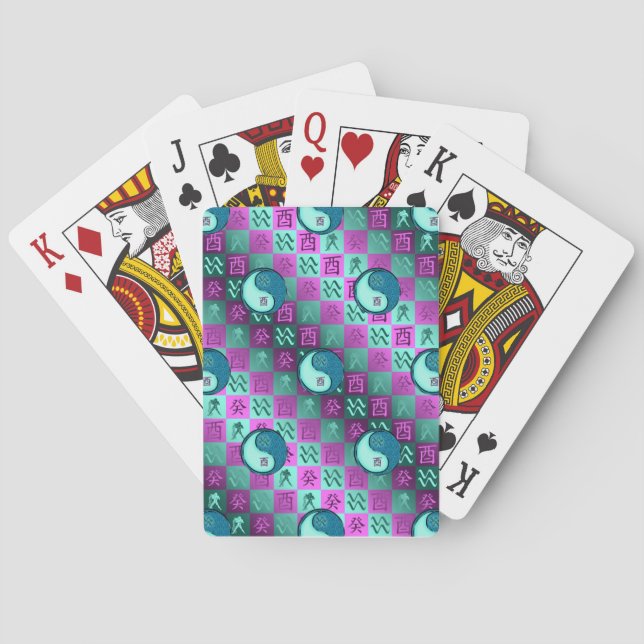 Vattumannen & Vatten Tupp Casinokort (Baksidan)