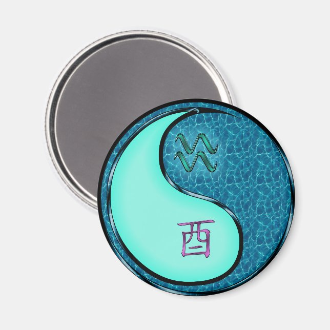 Vattumannen & Vatten Tupp Magnet (Front/Back)