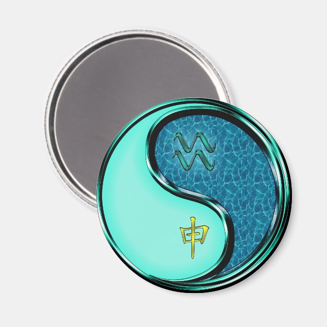 Vattumannen & Vattenapan Magnet (Front/Back)