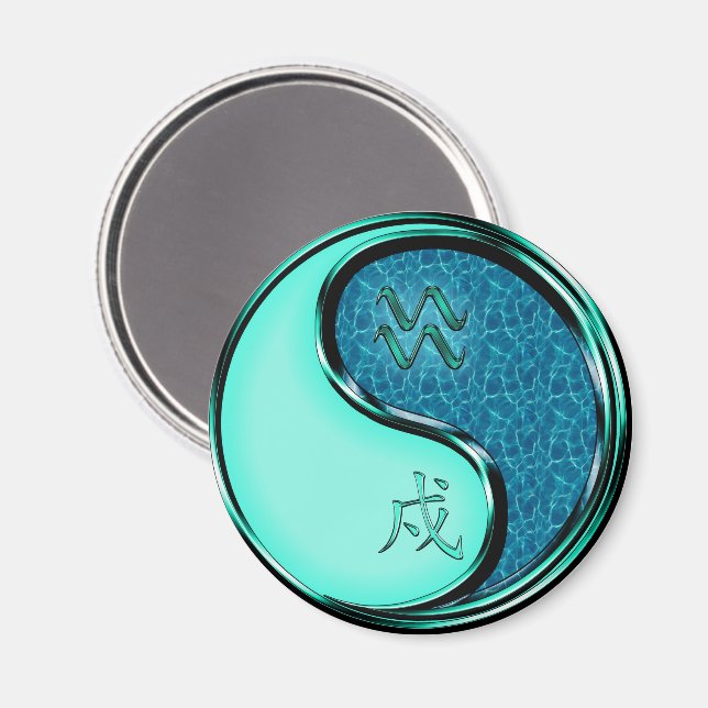Vattumannen & Vattenhund Magnet (Front/Back)