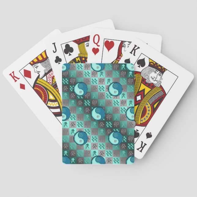 Vattumannen & Vattenkanin Casinokort (Baksidan)