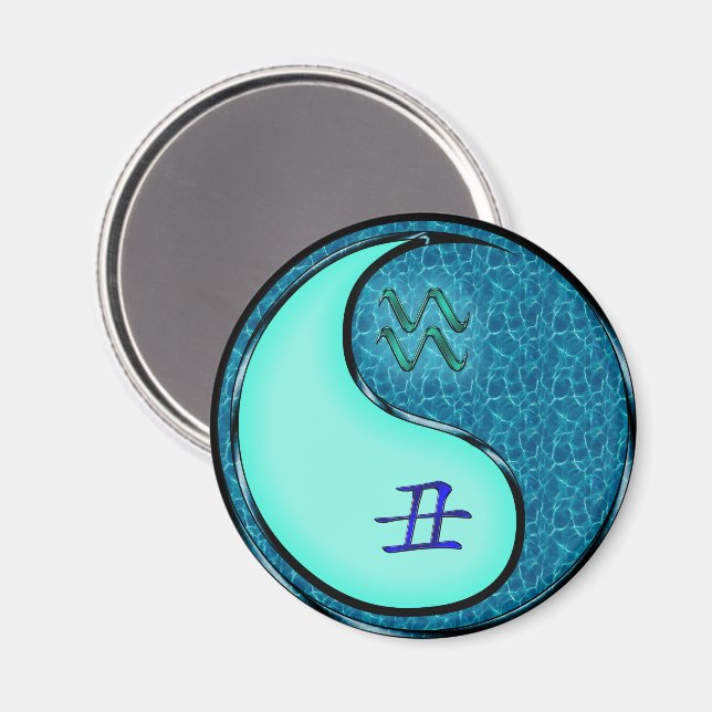 Vattumannen & Vattenoxen Magnet (Front/Back)