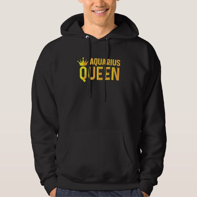 Vattumannens Drottning Befriad Hoodie (Framsida)