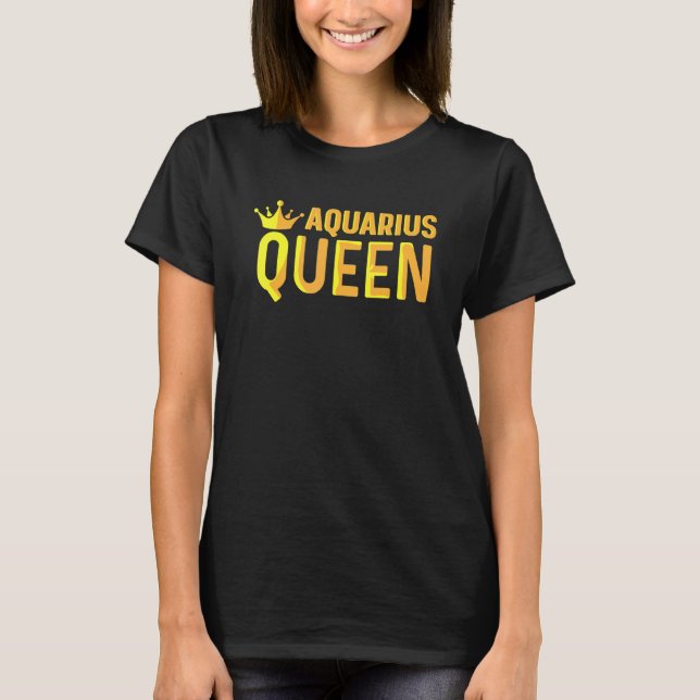 Vattumannens Drottning Befriad T Shirt (Framsida)